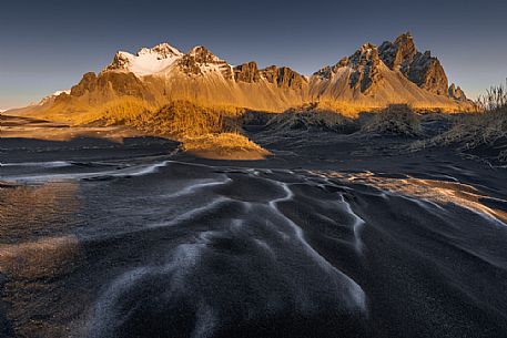 Vestrahorn mountain range,  Stokksnes, Hofn, Iceland, Europe